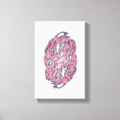 Fragments of Light – Modern Geometric Abstract Ca キャンバスプリント (正面)