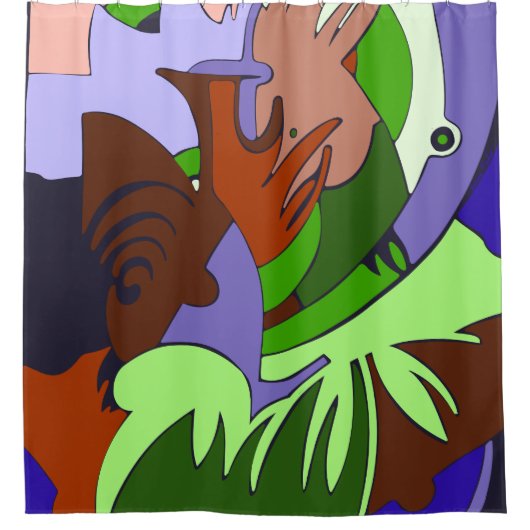 Fragments of Time シャワーカーテン (正面)