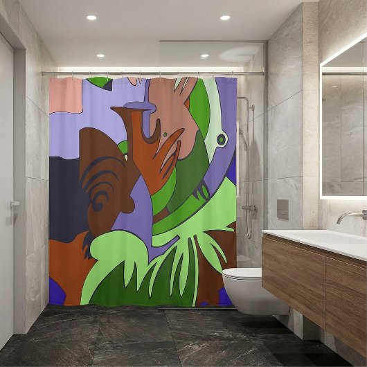 Fragments of Time シャワーカーテン