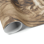 Fragonard著馬小屋の白いBullそして犬 ラッピングペーパー (ロールコーナー)