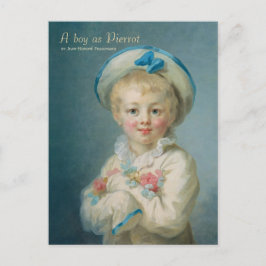Fragonard A boy as Pierrot CC1070児童ポートレート ポストカード