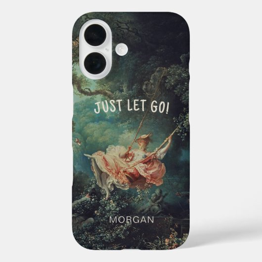 Fragonard The Swing Just Let Go Phone Case Case-Mate iPhoneケース (裏面)