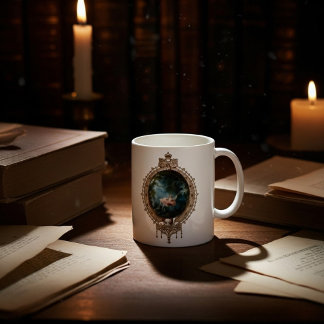 Fragonard The Swing Vintage Art Mug - Luxury Gold  コーヒーマグカップ