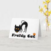 Fraidy猫 カード (黄色い花)