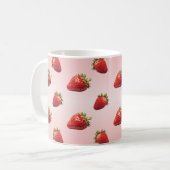 Fraise コーヒーマグカップ (正面左)