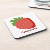 Fraise Fraîcheur d'été コースター (左側)