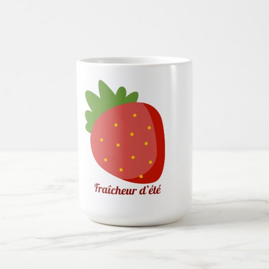 Fraise Fraîcheur d'été コーヒーマグカップ (中央)