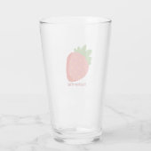 Fraise Fraîcheur d'été タンブラーグラス (裏面)