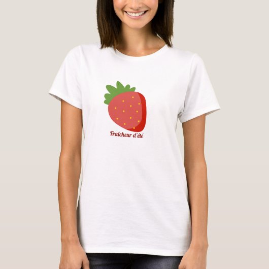 Fraise Fraîcheur d'été Tシャツ (正面)