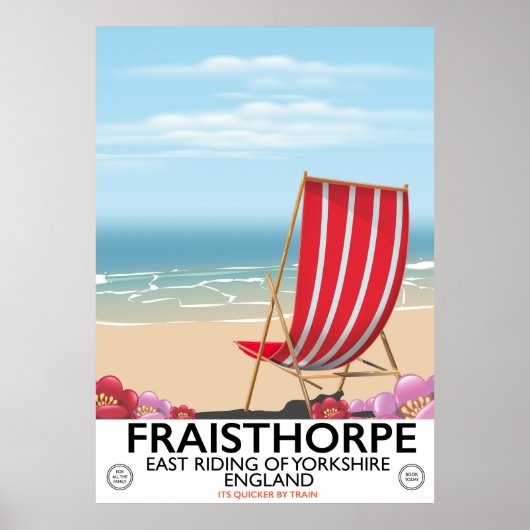 Fraisthorpe East Riding of Yorkshire, England. ポスター (正面)