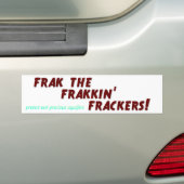 Frak frakkinのfrackers! バンパーステッカー (車上)