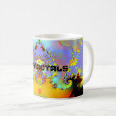 Fraktal009 -私はフラクタルを愛します コーヒーマグカップ (正面右)