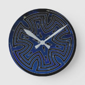 Fraktal ラウンド壁時計 (正面)