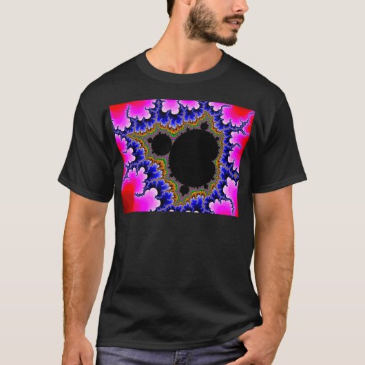 Fraktal Apfelmännchen mandelbrot set Tシャツ (正面)