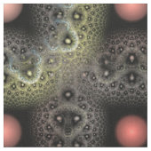 Fraktal visuelles harmonisches Muster ファブリック (クローズアップ)