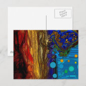 Fram -抽象芸術 ポストカード (正面/裏面)