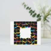 frame-カラフル ポストカード (スタンド正面)