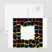 frame-カラフル ポストカード (正面/裏面)