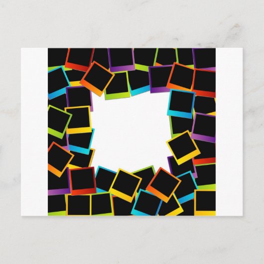 frame-カラフル ポストカード (正面)