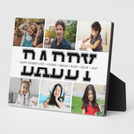 Frame Picture Photo Custom Daddy Father's Day フォトプラーク (側面)