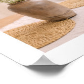 Frame Ready Art Baby’s Breath Neutral Farmhouse ポスター (角)