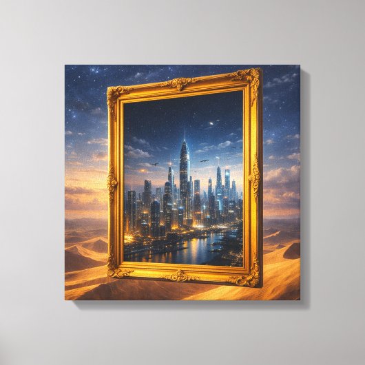 Frame Without a Painting キャンバスプリント (正面)