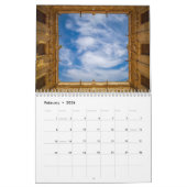 FRAMED 12-month Calendar カレンダー (2月 2026)