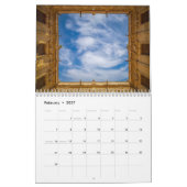 FRAMED 12-month Calendar カレンダー (2月 2027)