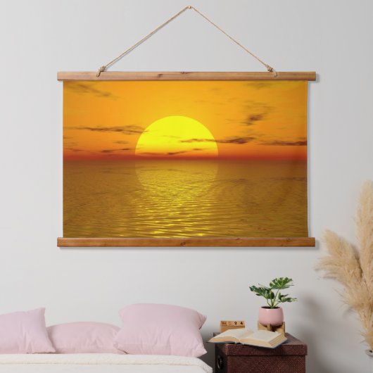 Framed 36x26 Photo Tapestry for Wall Display 吊り下げ型タペストリー (寝室)