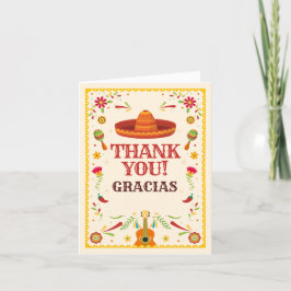 Framed Cinco de Mayo Mexican Thank You シーズンカード