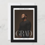 FrameD GRAD大学大学院写真卒業 案内状 (正面)