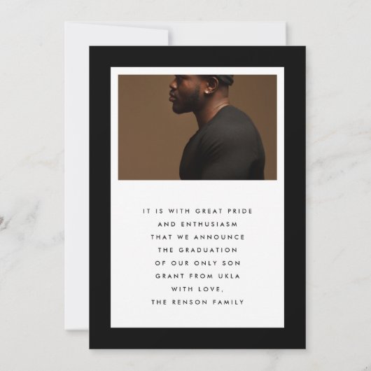 FrameD GRAD大学大学院写真卒業 案内状 (裏面)