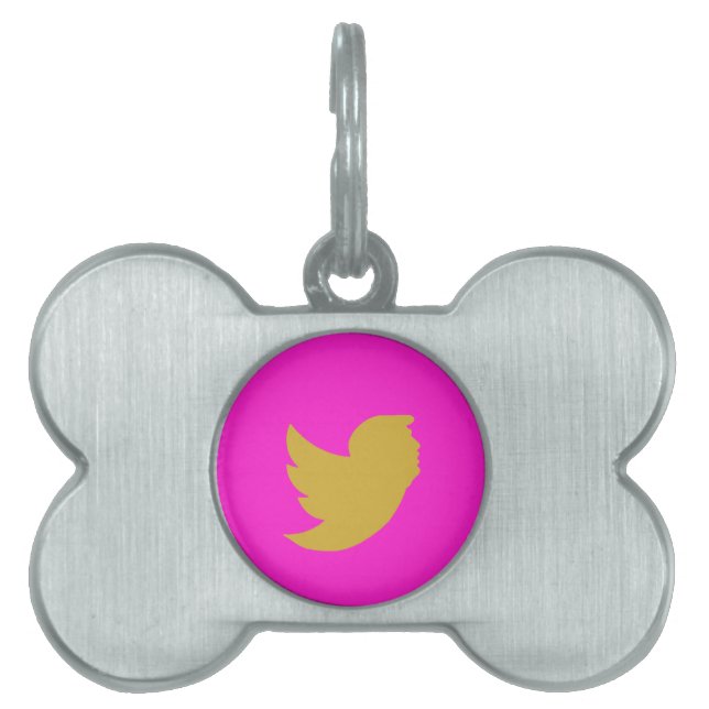 Framed Pet Tag Charm ペットネームタグ (正面)
