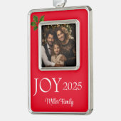 Framed Photo  シルバープレートフレームオーナメント (左)