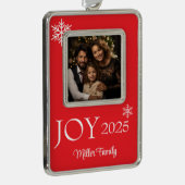 Framed Photo シルバープレートフレームオーナメント (右)