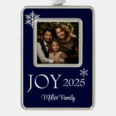 Framed Photo シルバープレートフレームオーナメント (正面)