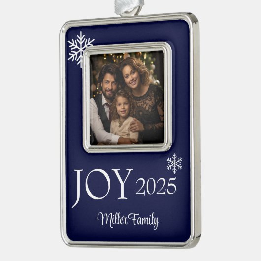 Framed Photo シルバープレートフレームオーナメント (左)