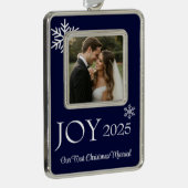 Framed Photo シルバープレートフレームオーナメント (右)