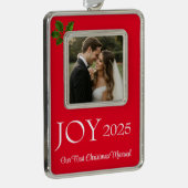 Framed Photo シルバープレートフレームオーナメント (右)