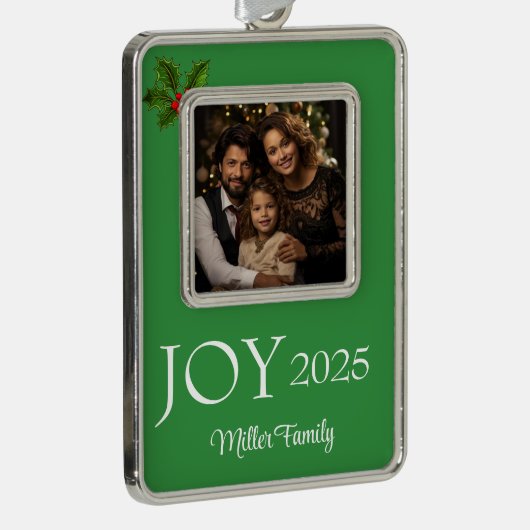 Framed Photo シルバープレートフレームオーナメント (右)