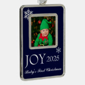 Framed Photo Ornament-Baby's First シルバープレートフレームオーナメント (右)