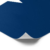 Framed print with Flag of Minnesota, USA ポスター (角)