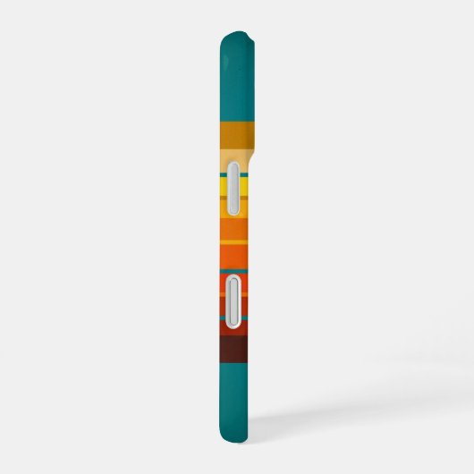 Framed Retro Composition iPhone 16ケース (右側面)