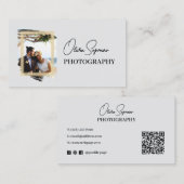 Framed romantic image photographer 名刺 (正面/裏面)