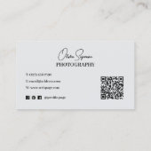 Framed romantic image photographer 名刺 (裏面)