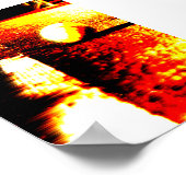 Framed tennis poster ポスター (角)