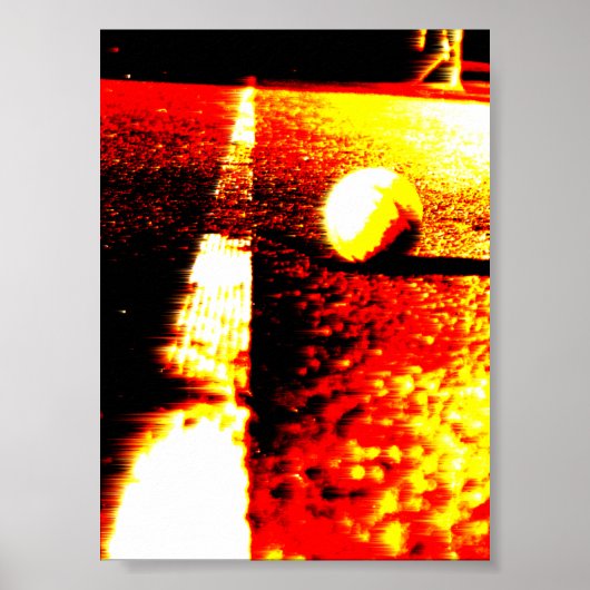 Framed tennis poster ポスター (正面)