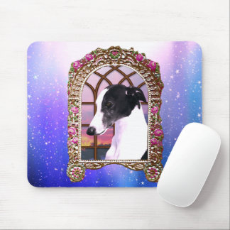 Framed Whippet マウスパッド