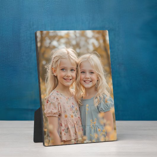 Frameless Custom Photo Tabletop Easel Back Plaque フォトプラーク