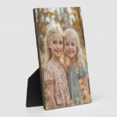 Frameless Custom Photo Tabletop Easel Back Plaque フォトプラーク (側面)